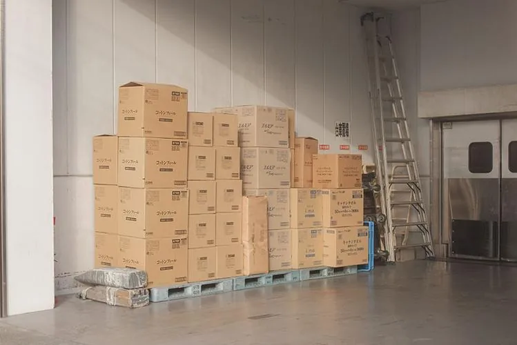 Finished custom bags prepared in AltusPack factory production area