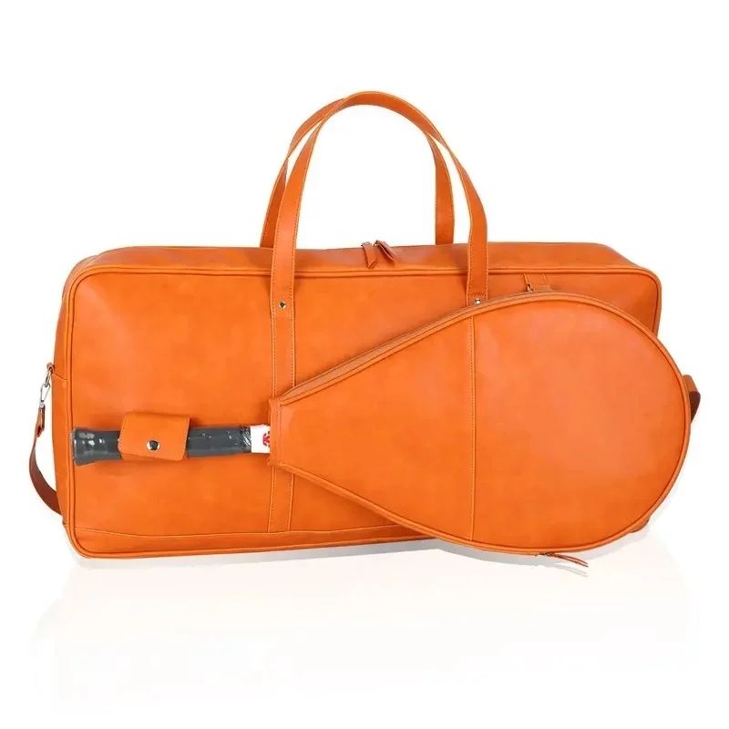 Custom PU Racket Duffel Bag for Pickleball and Tennis reference style