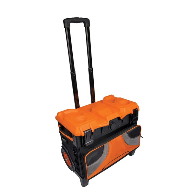 Custom Trolley Tool Box Rolling Tool Case Hard Cover Tool Carry Bag With