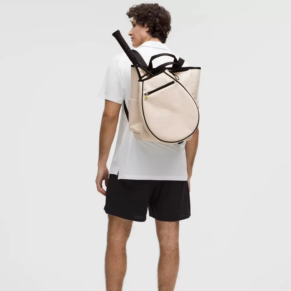 Custom Multifunctional Canvas Tennis Pickleball Backpack Removable Tennis Racket Bag