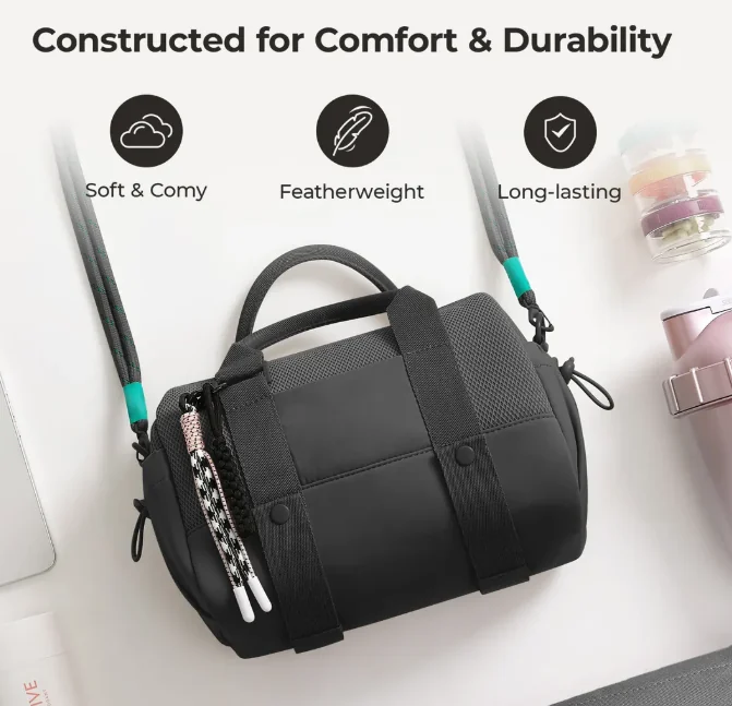 Custom Mini Duffle Bag For Women Nylon Capacity Sports Gym Shoulder B