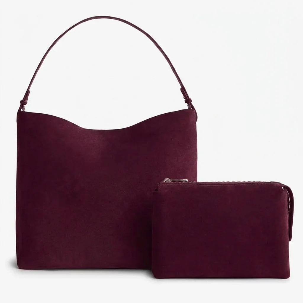 Custom Suede Diaper Bag