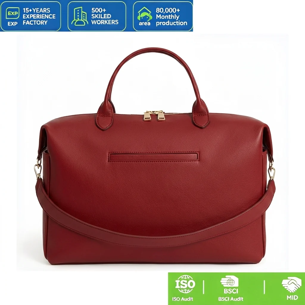 Custom Pu Leather Diaper Bag