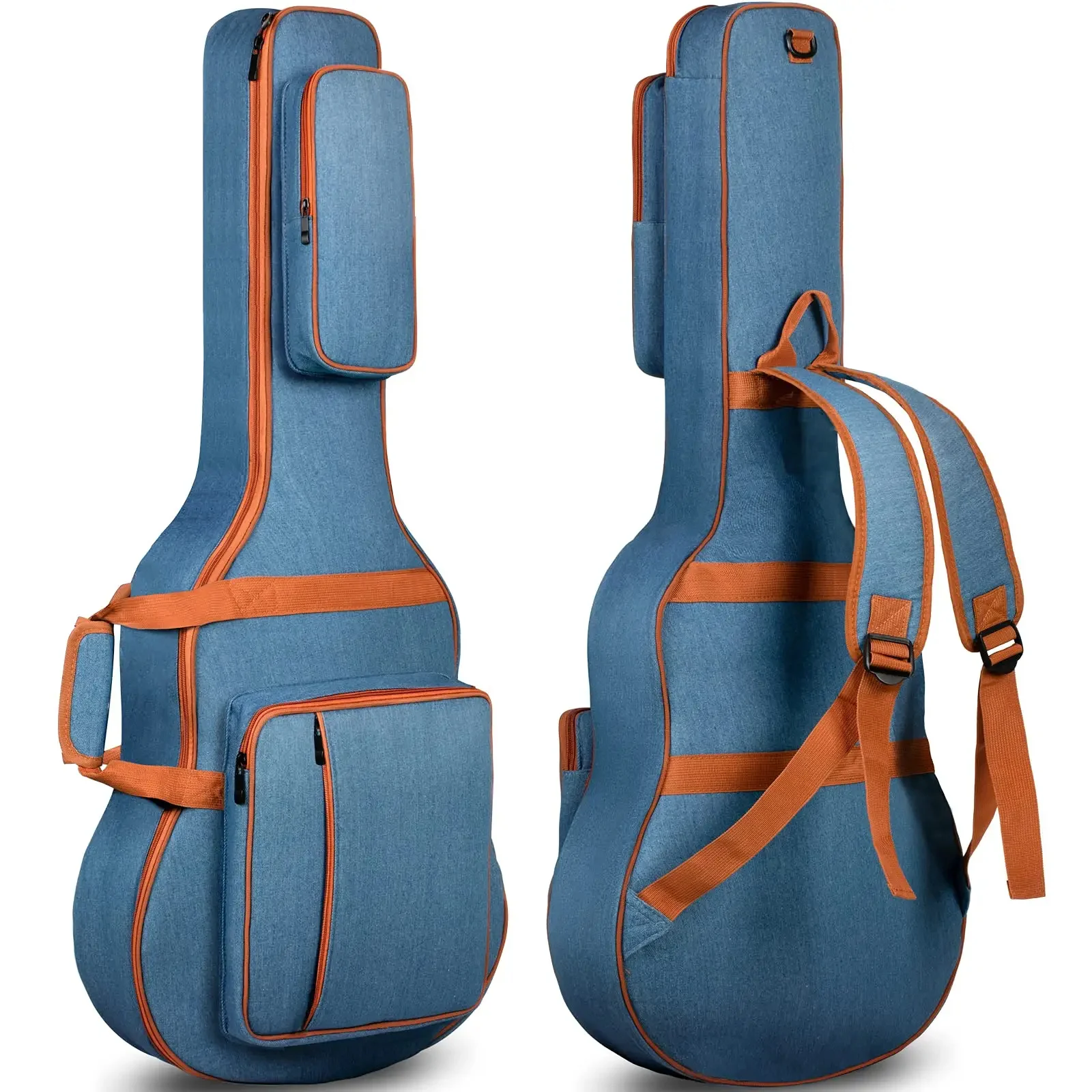 Custom Denim Fabric Guitar Bag