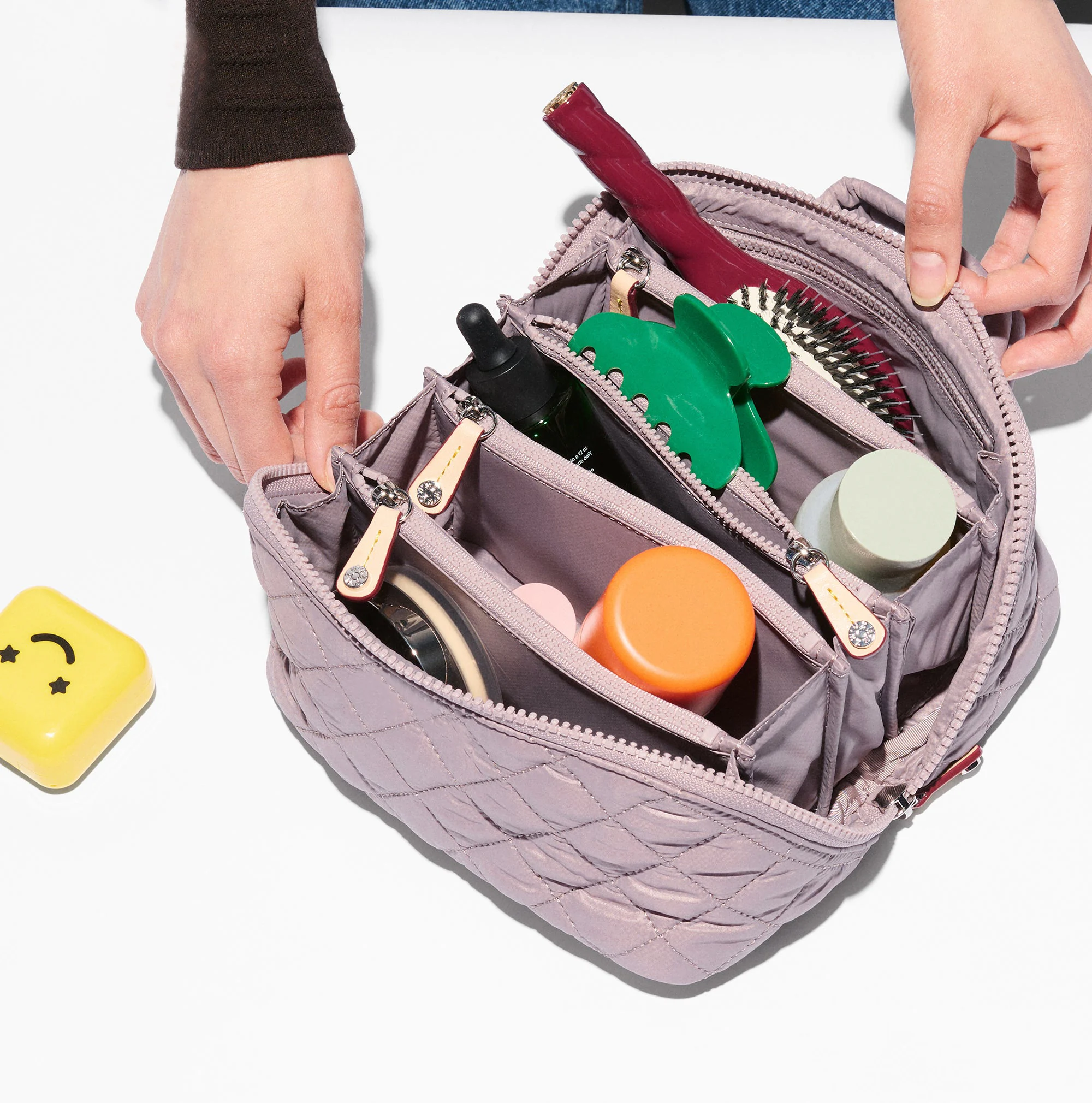 Custom Canvas Cosmetic Bag reference style