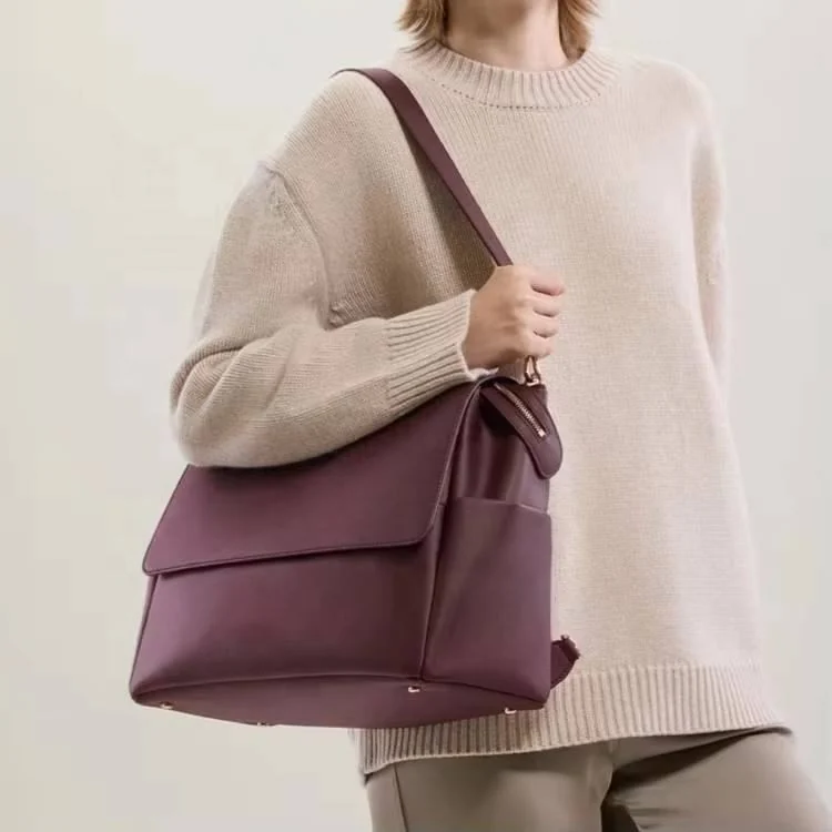 Custom PU Leather Diaper Bag