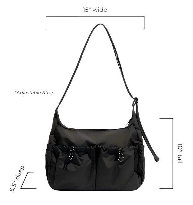 Custom Nylon Tote Bag reference style