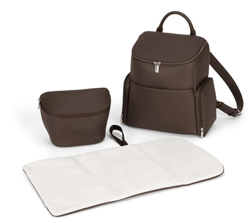 Custom Leather Diaper Bag