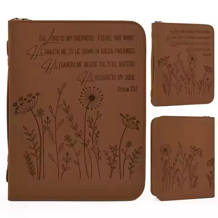 Custom PU Bible Cover Bag