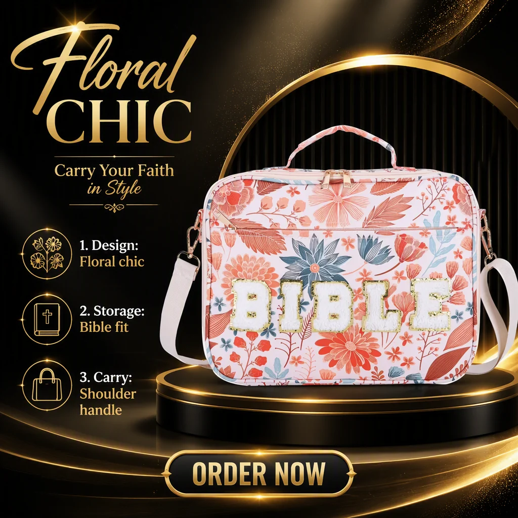 Custom PU Bible Cover Bag