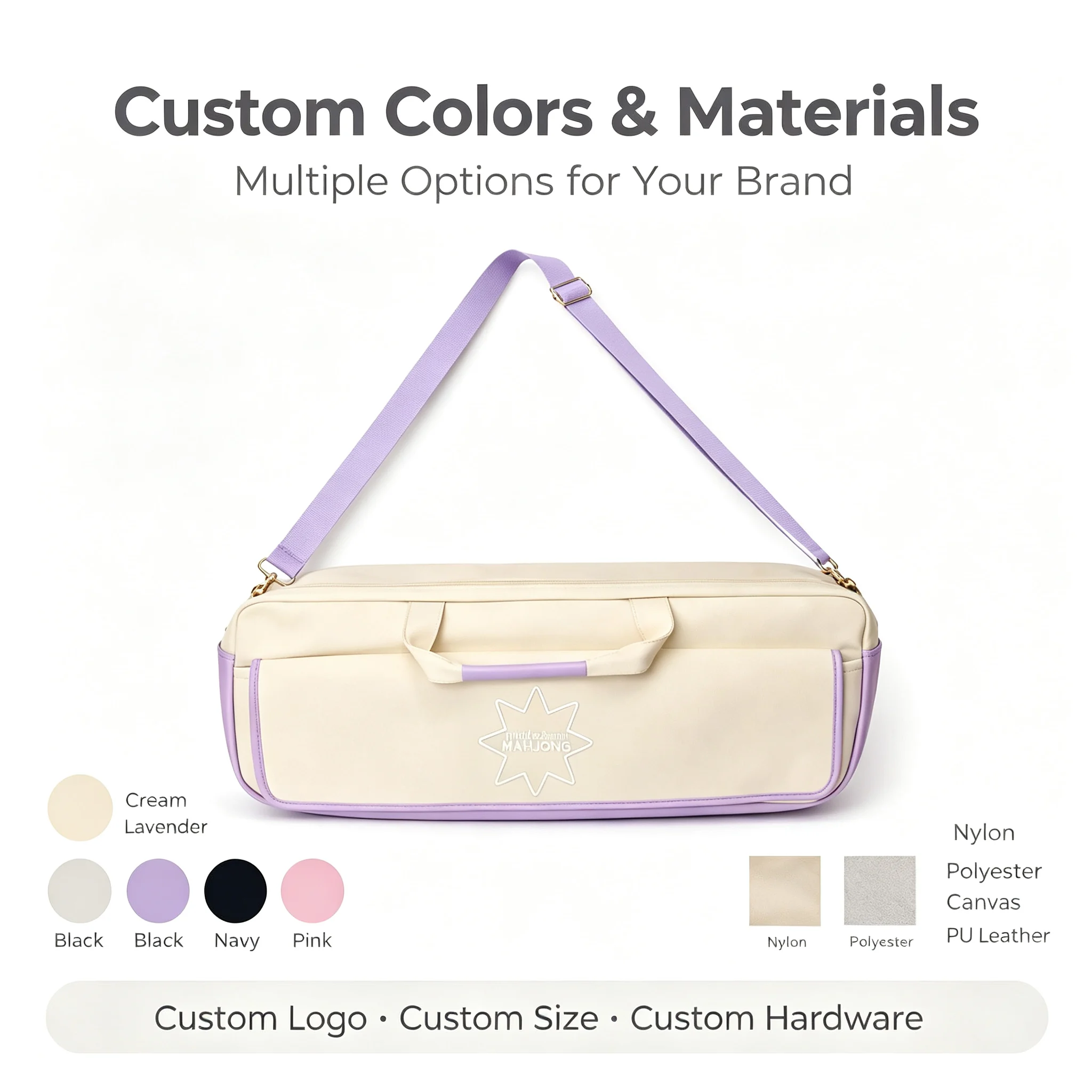 Custom Canvas Mahjong Game Bag