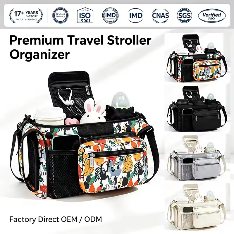 Custom Polyester Diaper Bag