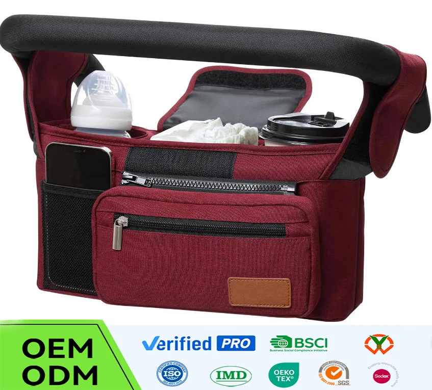 Custom Polyester Diaper Bag