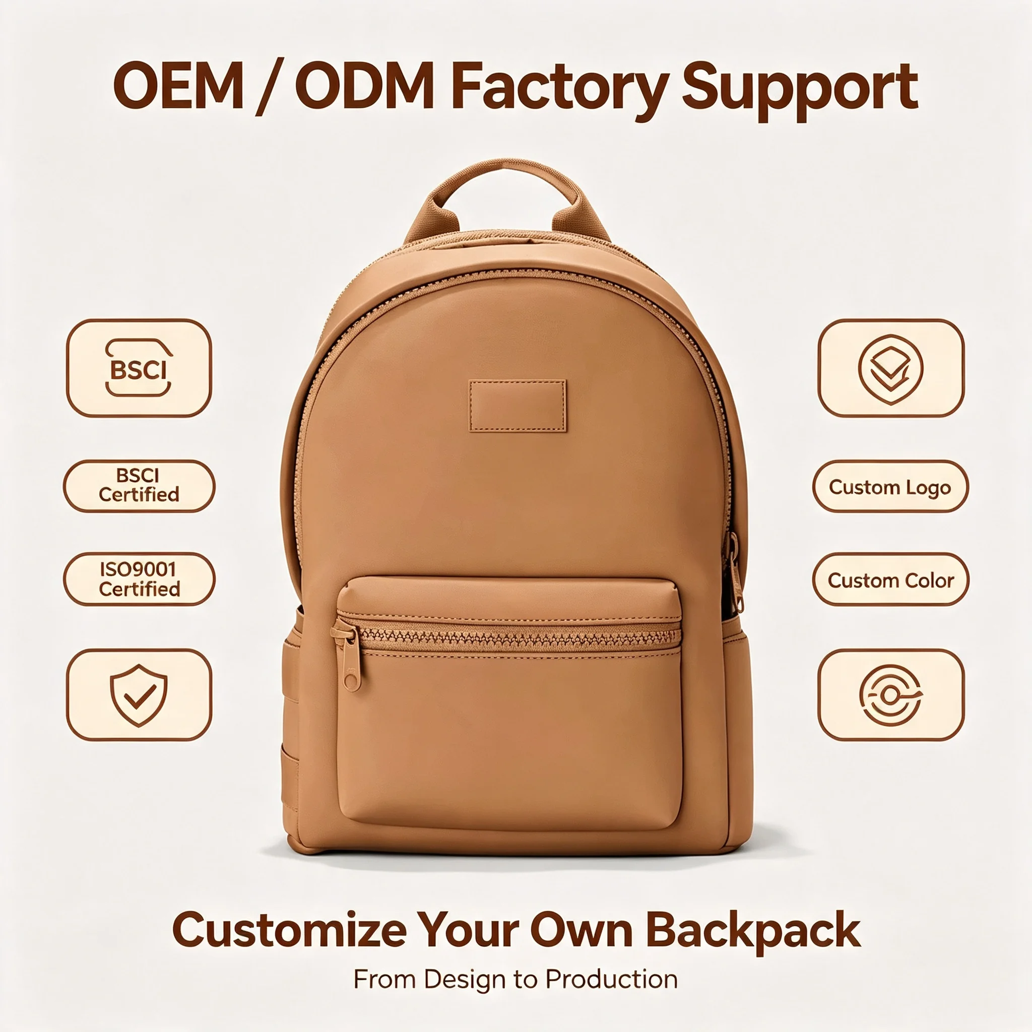 Custom Neoprene Backpack