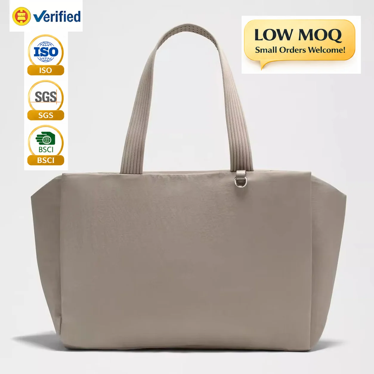 Custom Nylon Laptop Tote Bag
