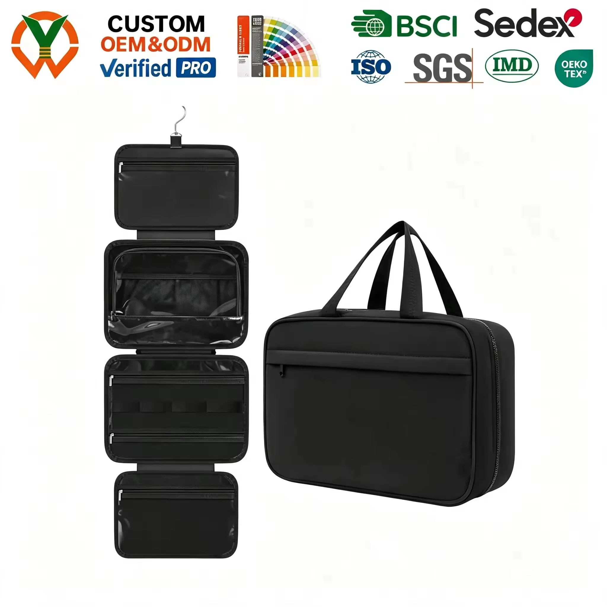 Custom Polyester Cosmetic Organizer Bag