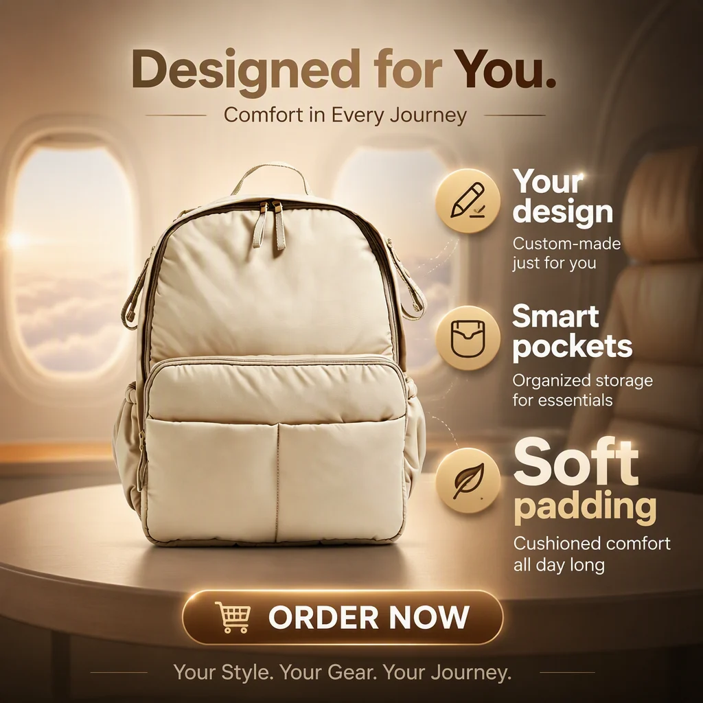 Custom Nylon Diaper Bag