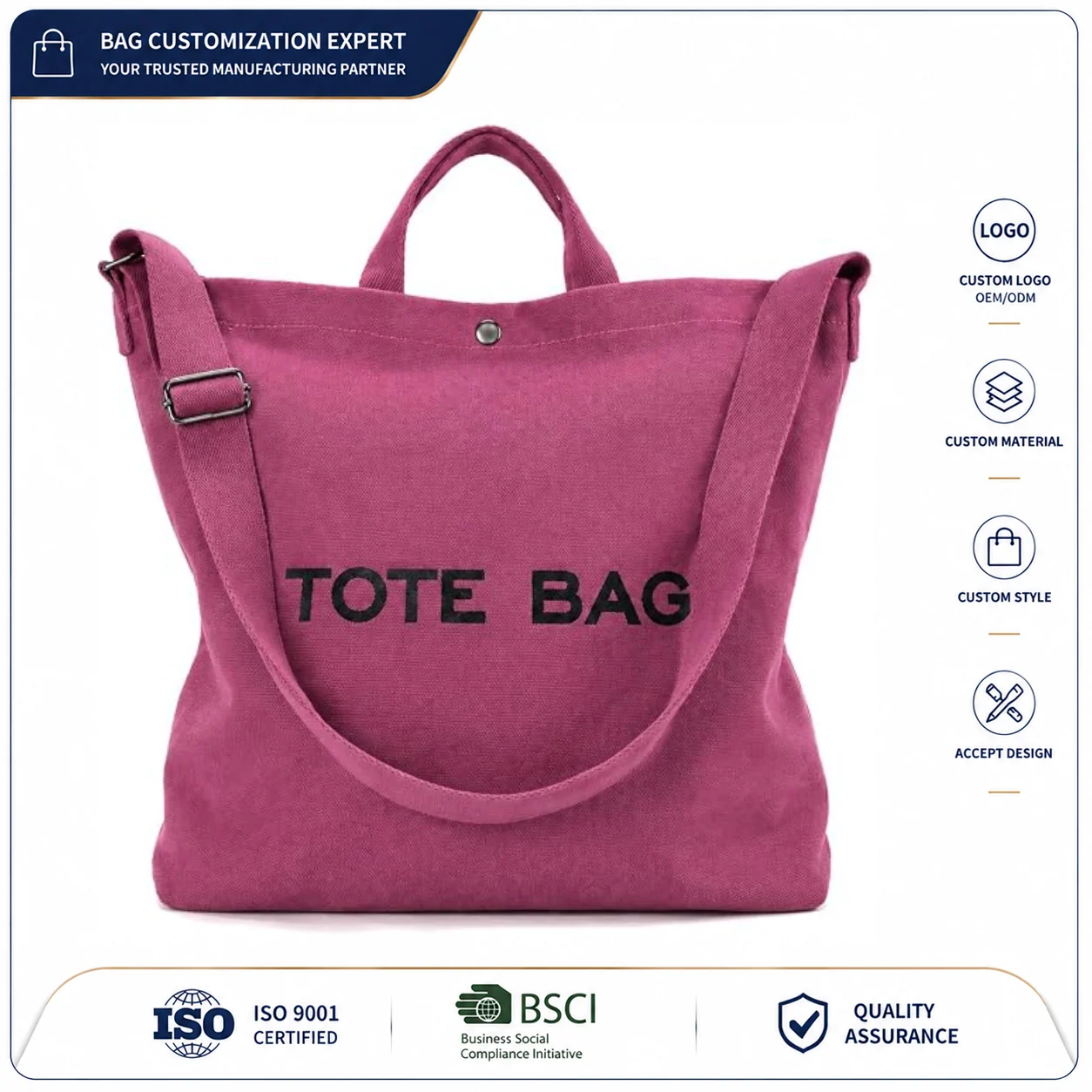 Custom Canvas Tote Bag