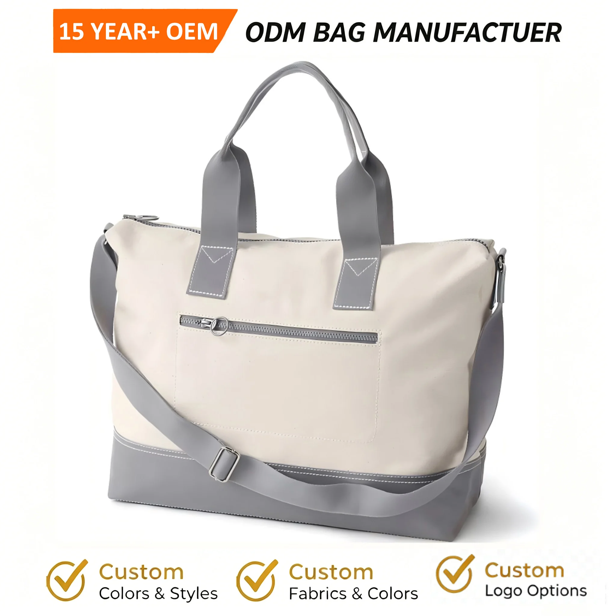 Custom Canvas Duffel Bag