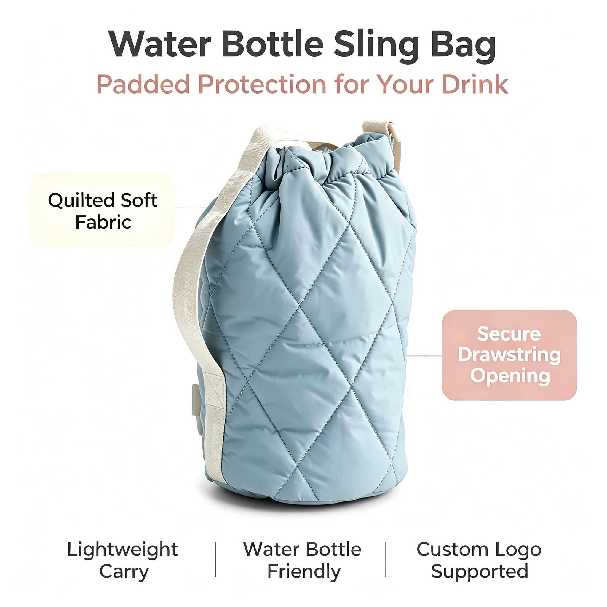 Custom Oxford Water Bottle Carrier
