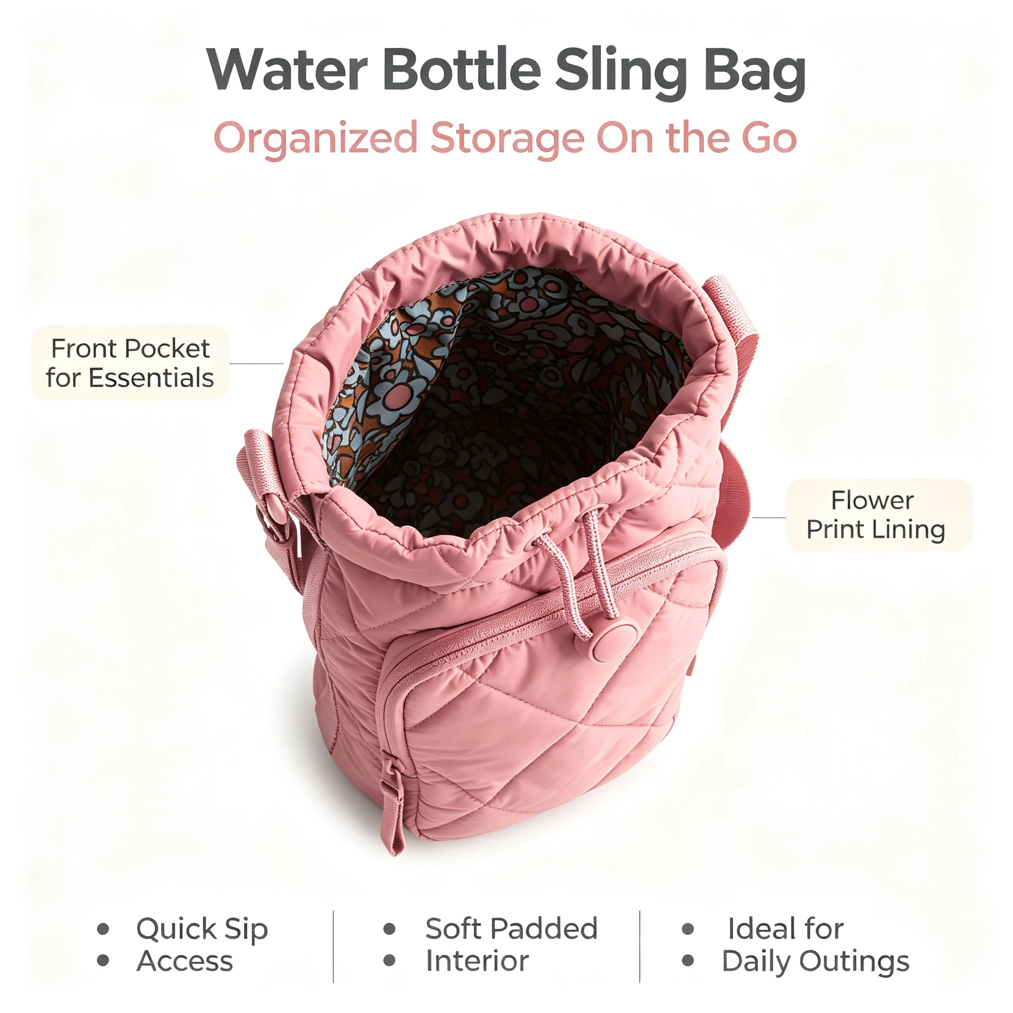 Custom Oxford Water Bottle Carrier