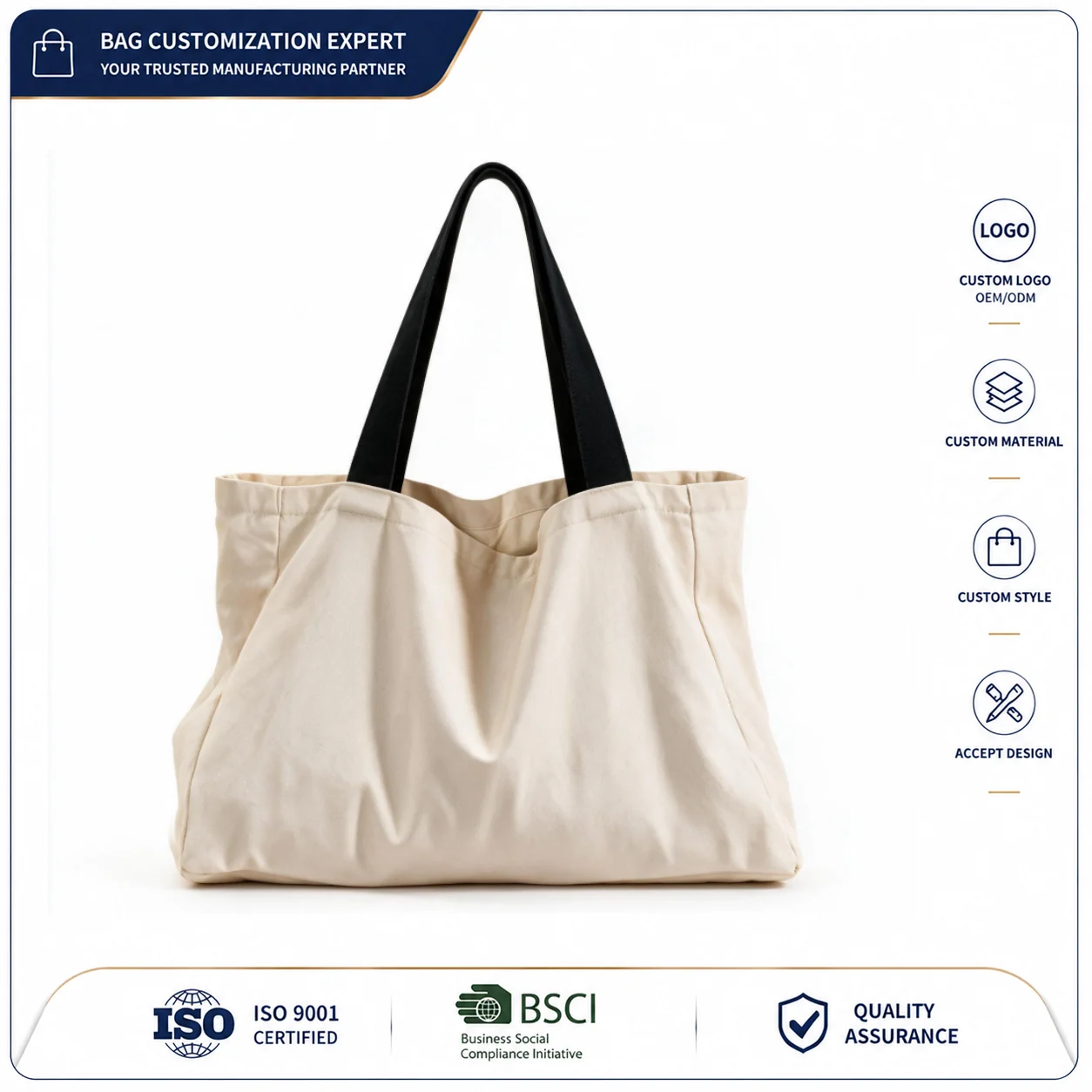Custom Cotton Tote Bag