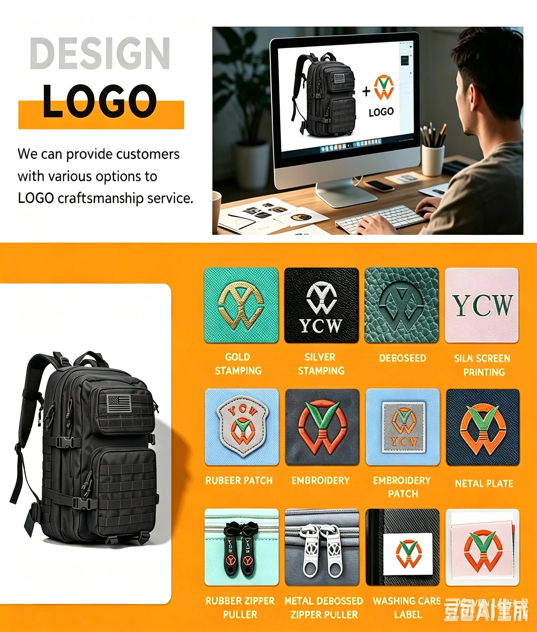 Custom Polyester Backpack