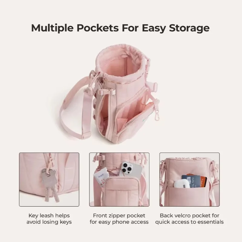 Custom Nylon Water Bottle Carrier