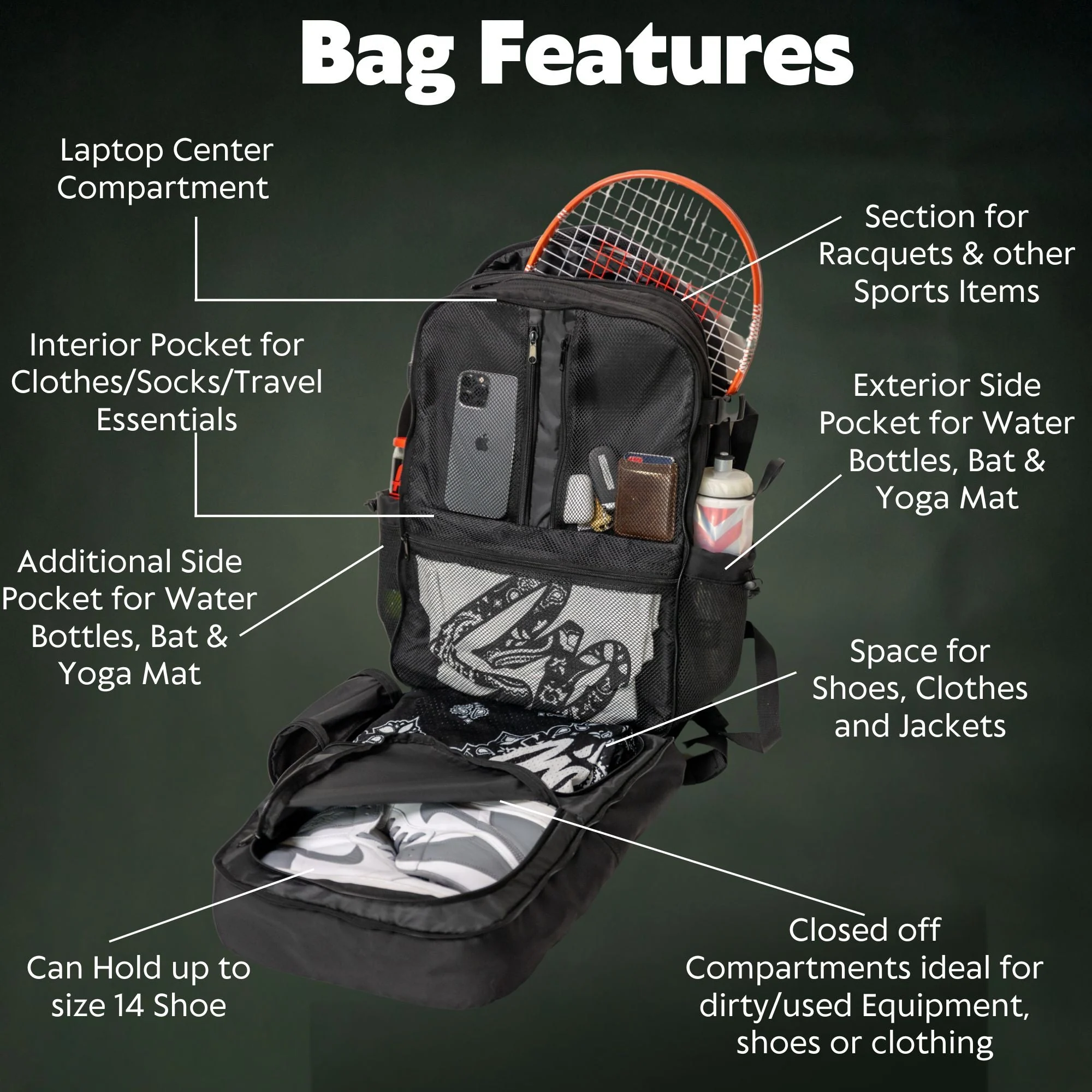 Custom Polyester Sports Bag