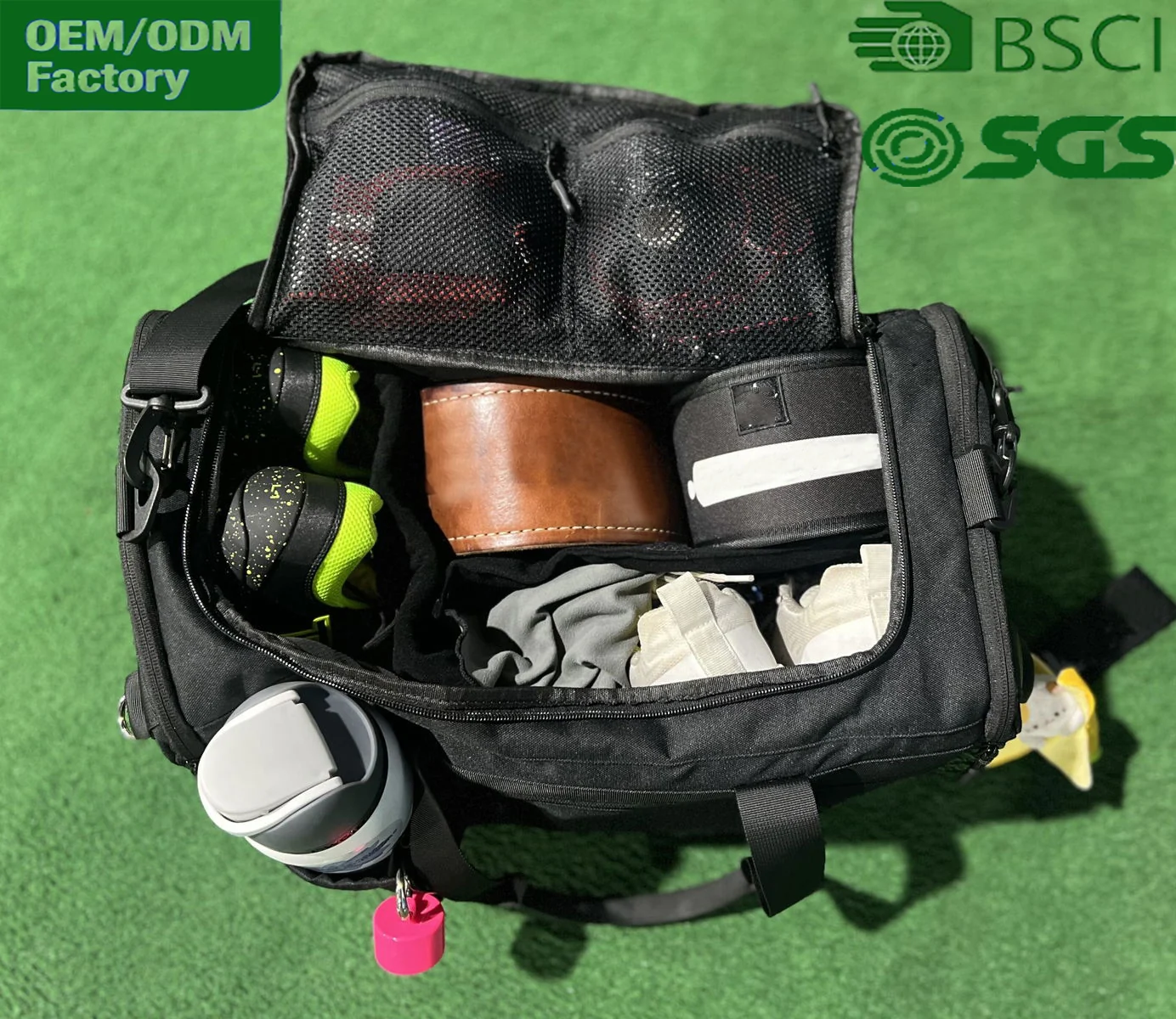 Custom Quilted Travel Duffel Bag