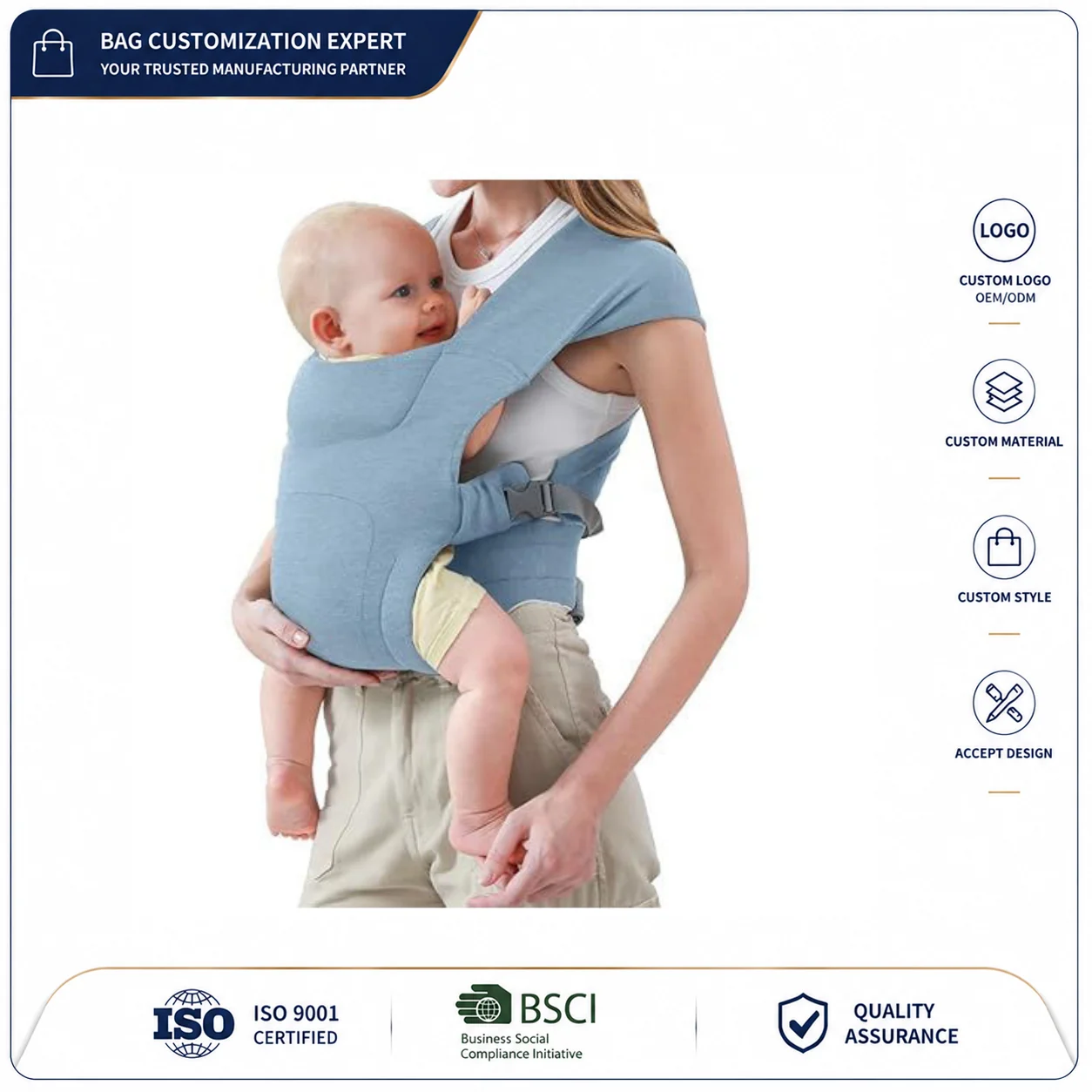 Custom Newborn Baby Sling Carrier