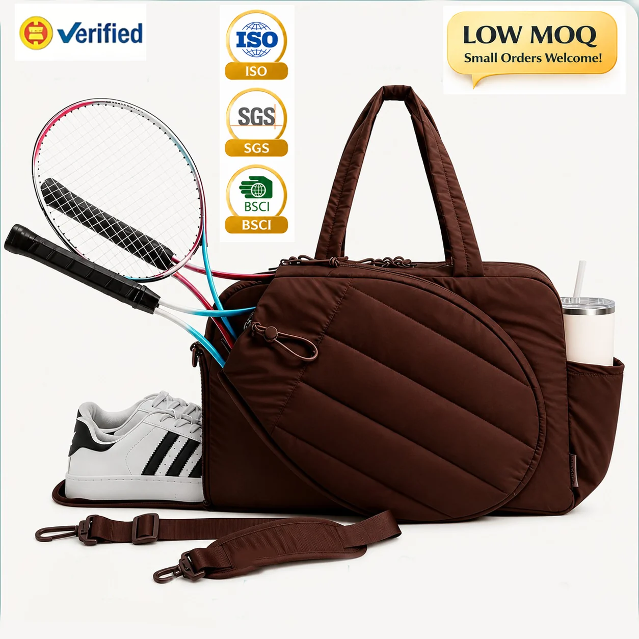 Custom Tennis Pickleball Racket Gym Bag