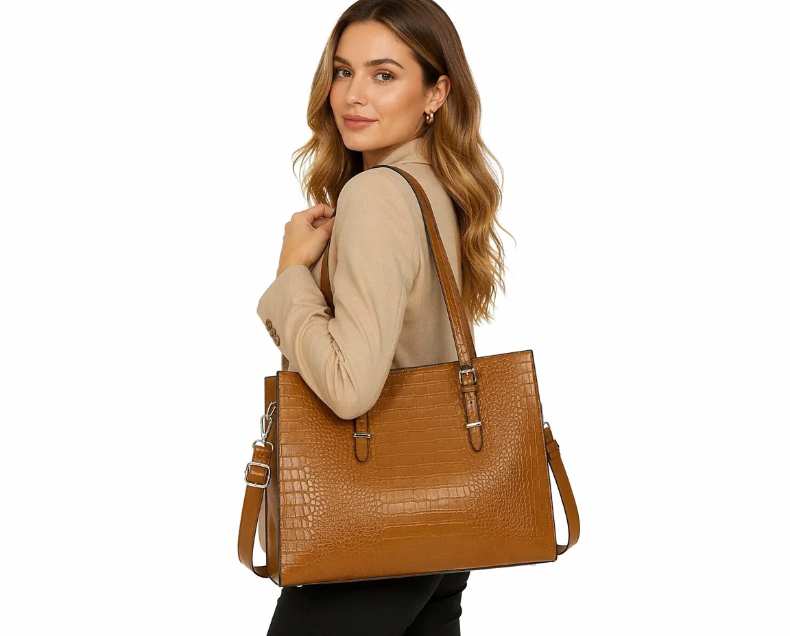 Custom PU Fashion Tote Bag