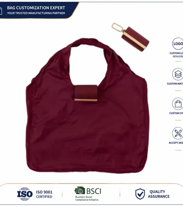 Custom Foldable Keychain Cloth Bag