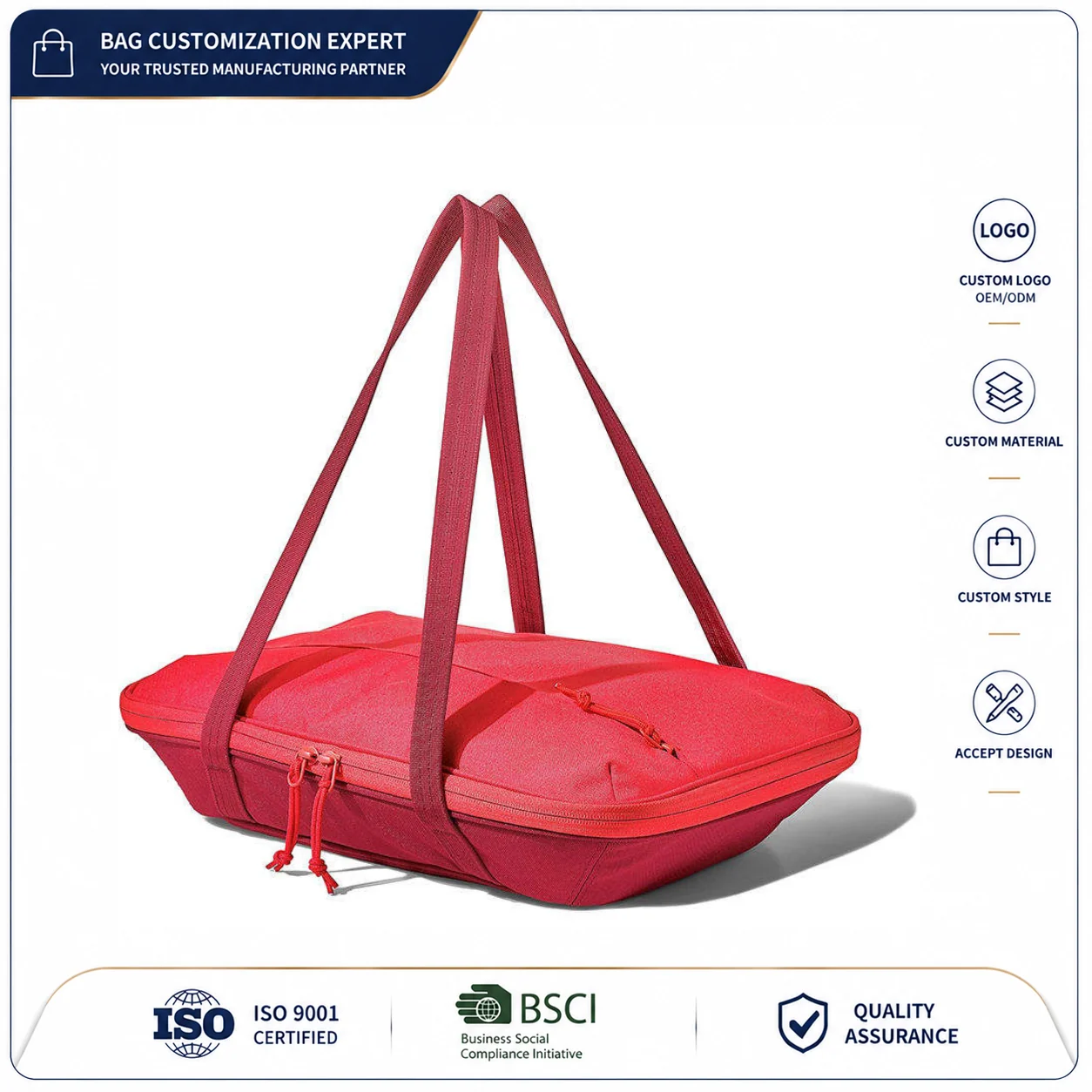 Custom Rectangle Lunch Cooler Bag
