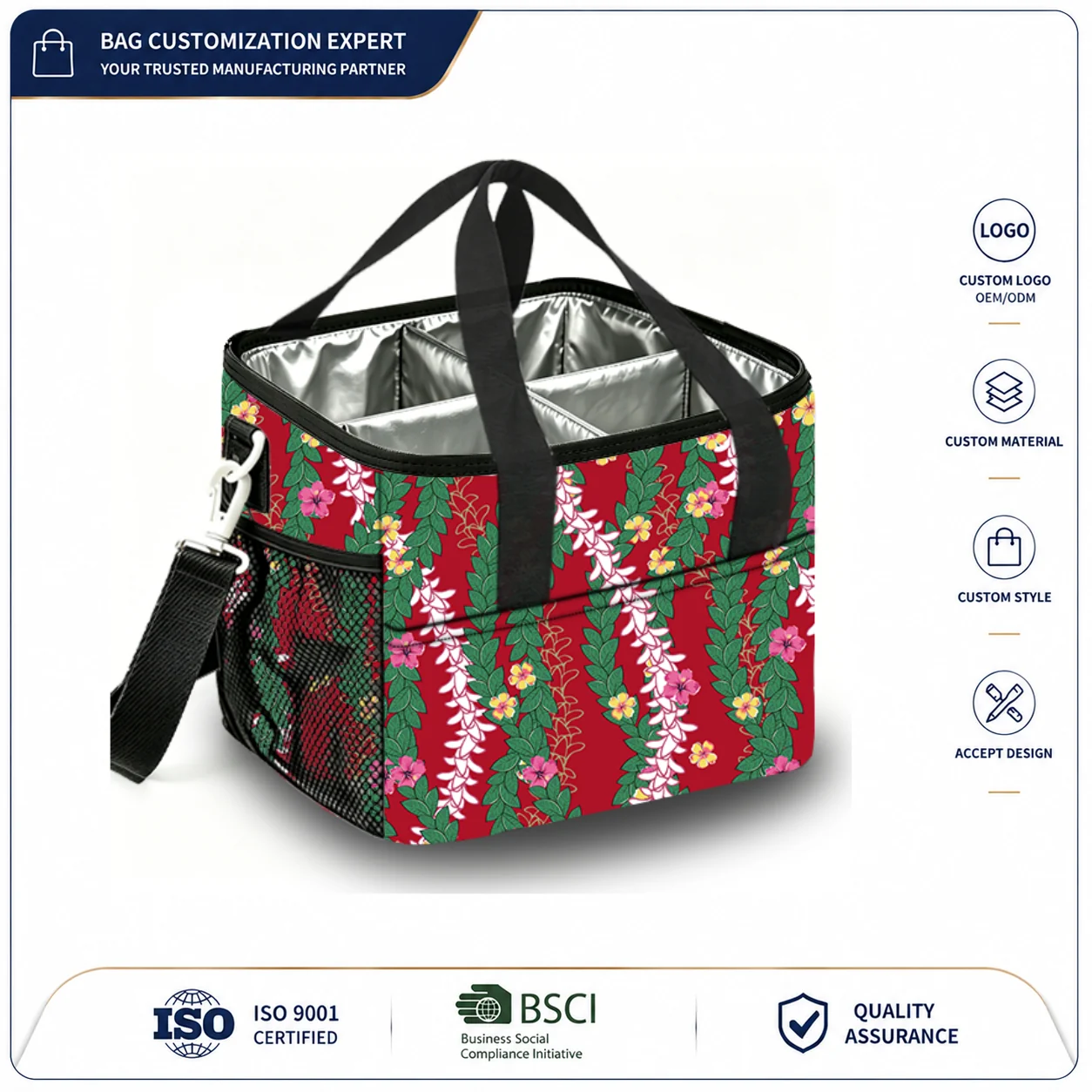 Custom Reusable Lunch Cooler Bag