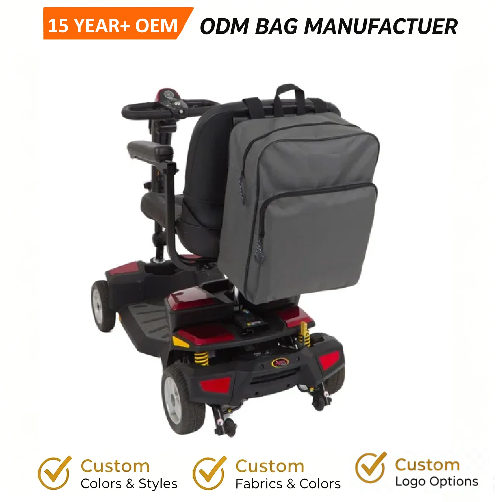 Custom Wheelchair Hanging Organizer Bag