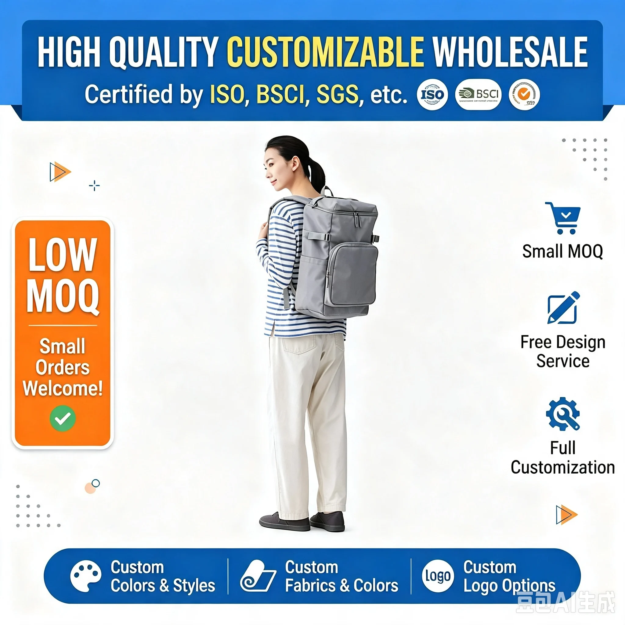 Custom Climbing Rope Backpack