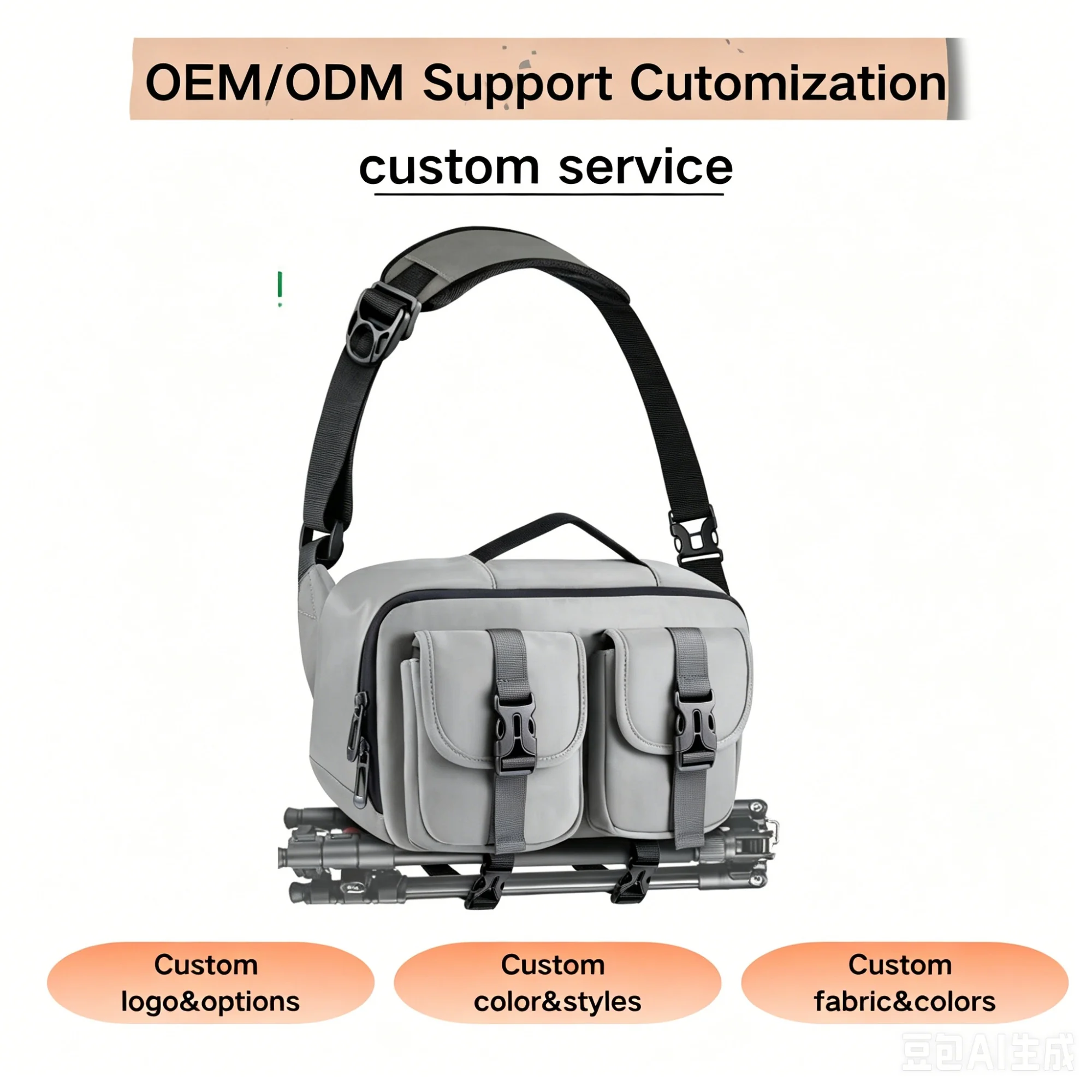 Custom Camera Shoulder Handbag
