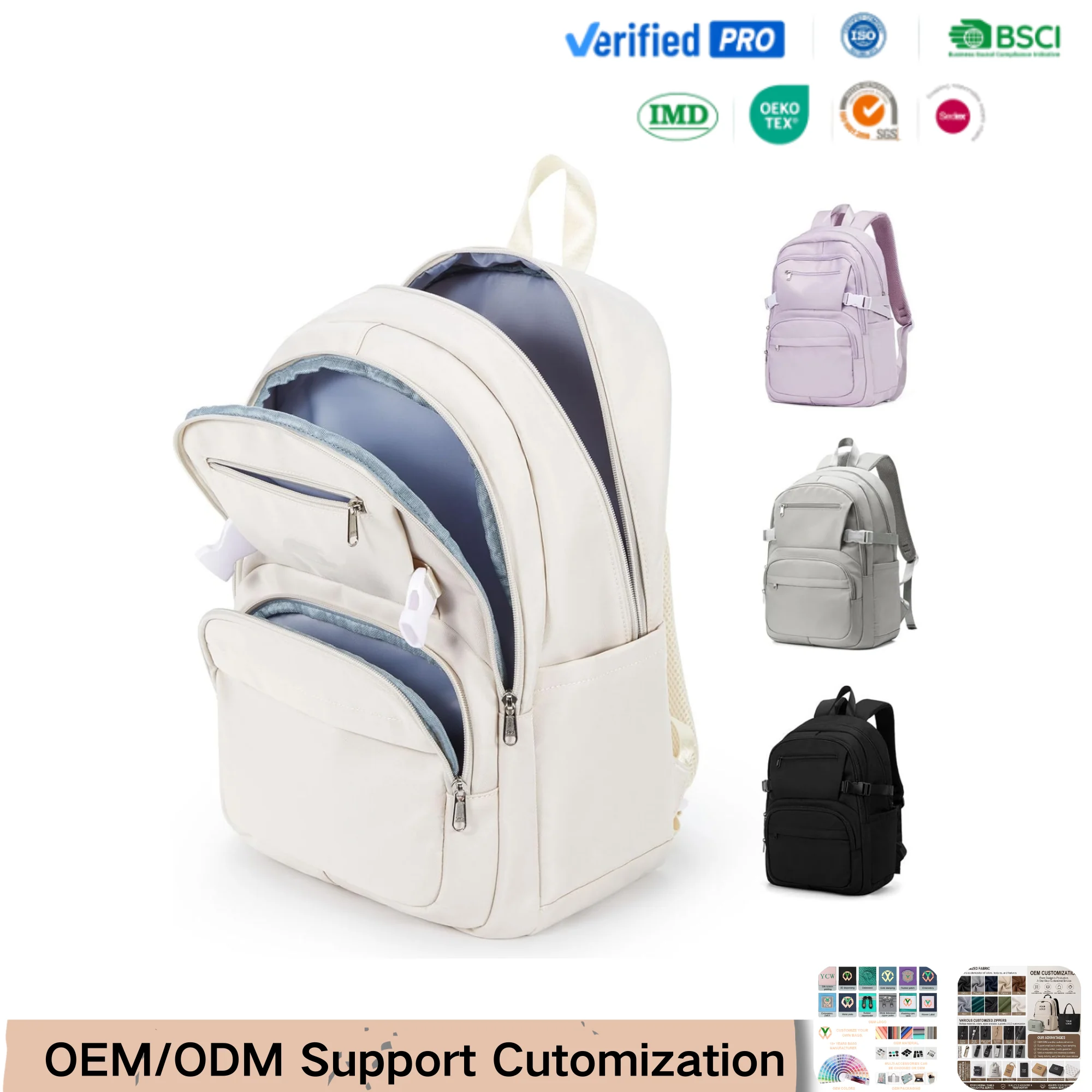 Custom Casual Laptop School Backpack