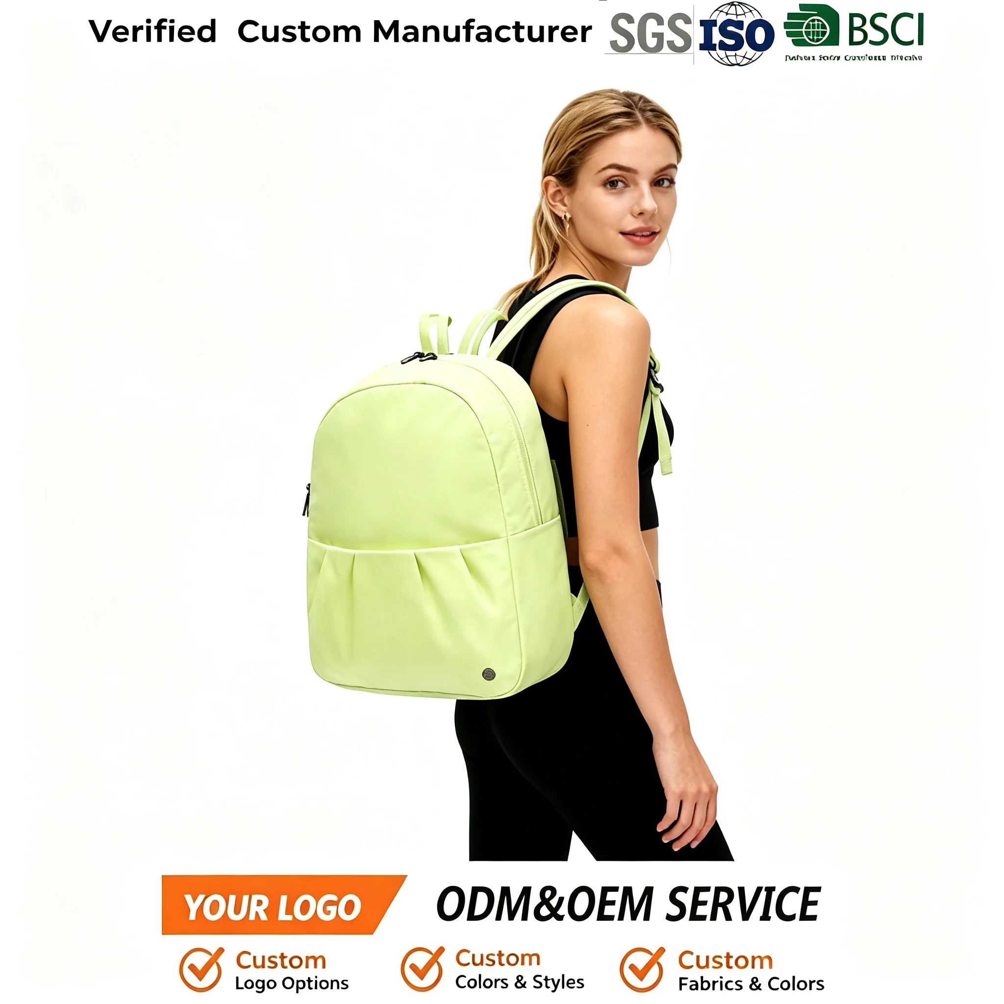 Custom daily-use School Travel Backpack