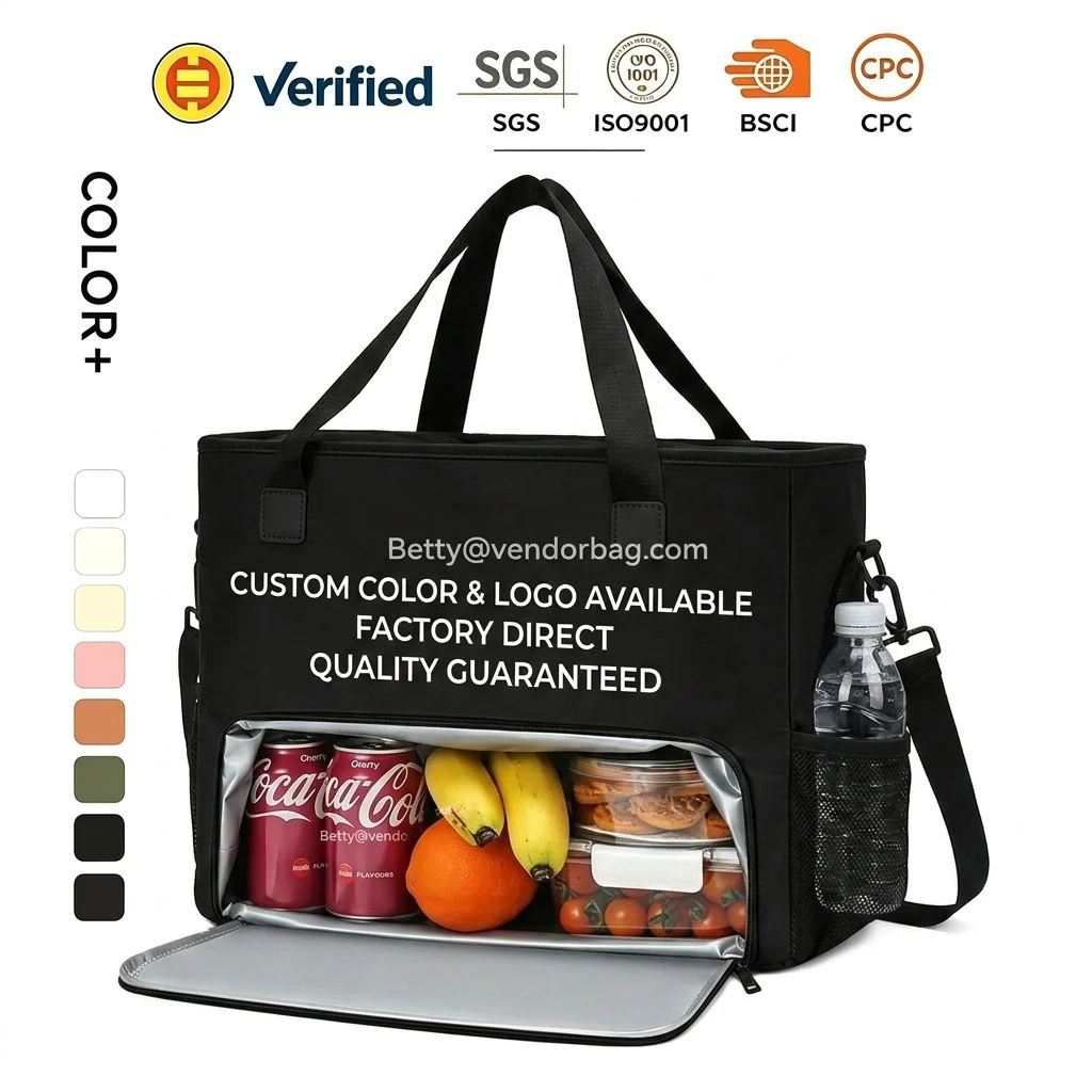 Custom PEVA Laptop Lunch Tote