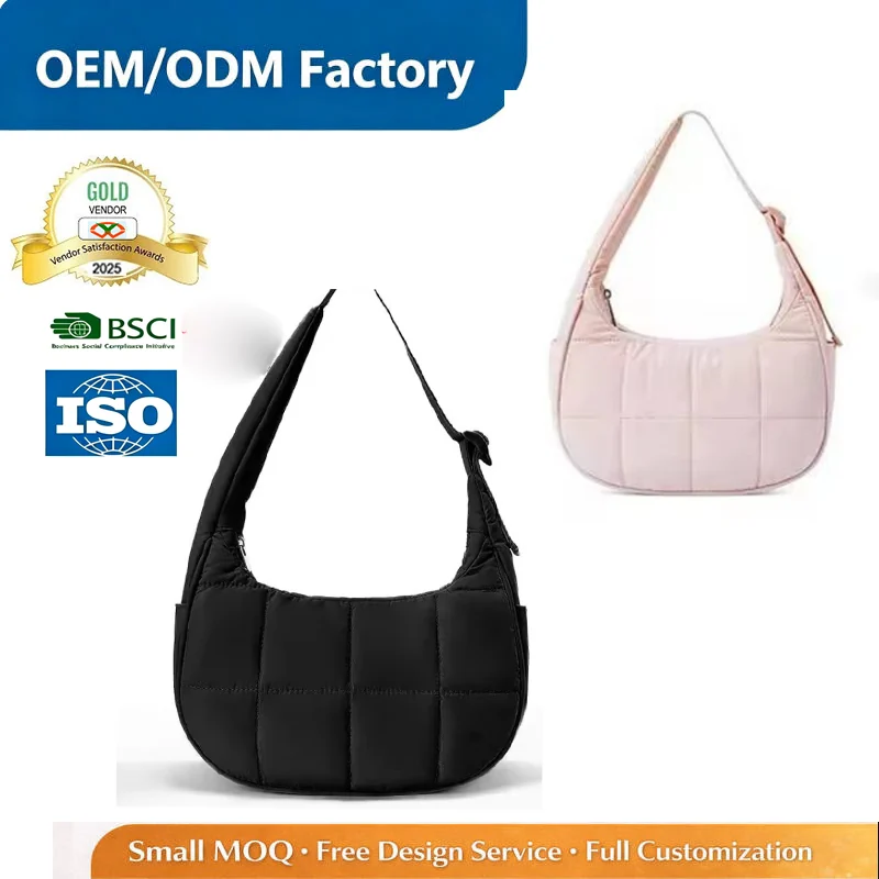 Custom Quilted Puffer Crossbody Bag