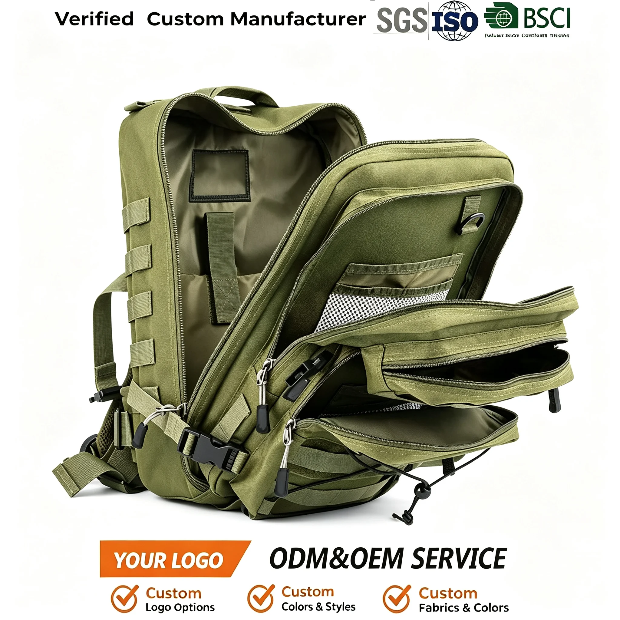 Custom Tactical Outdoor Backpack