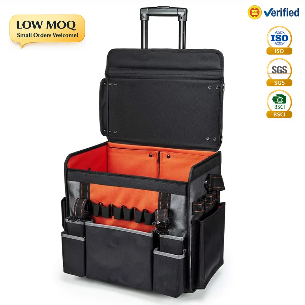 Custom Heavy Duty Rolling Tool Bag