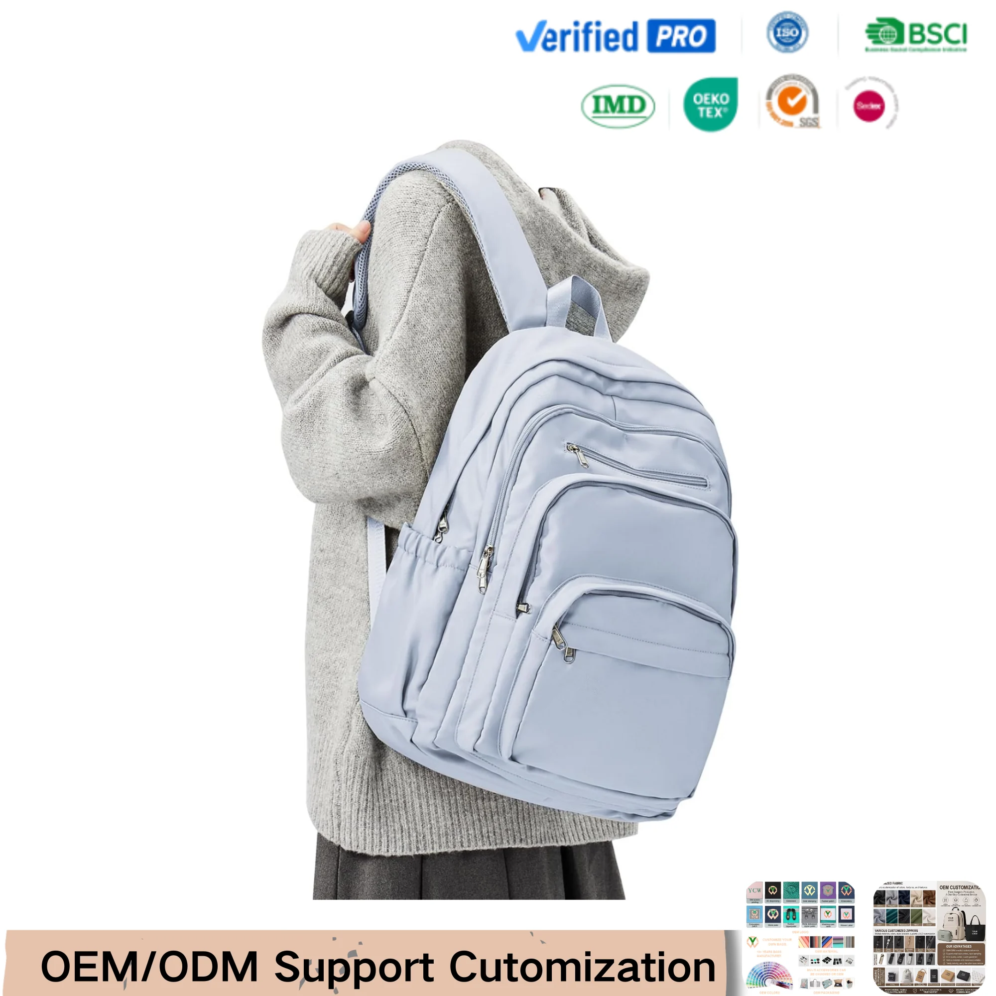 Custom College Daypack Backpack