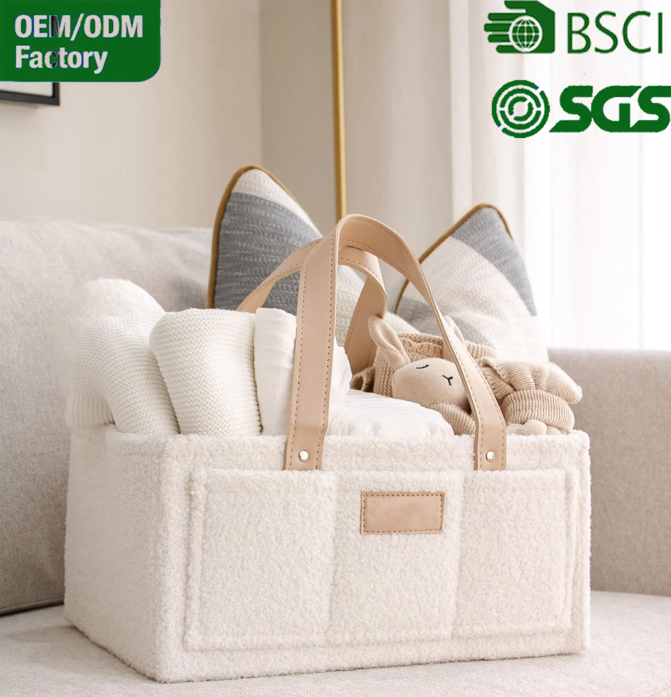 Custom Baby Diaper Caddy Organizer