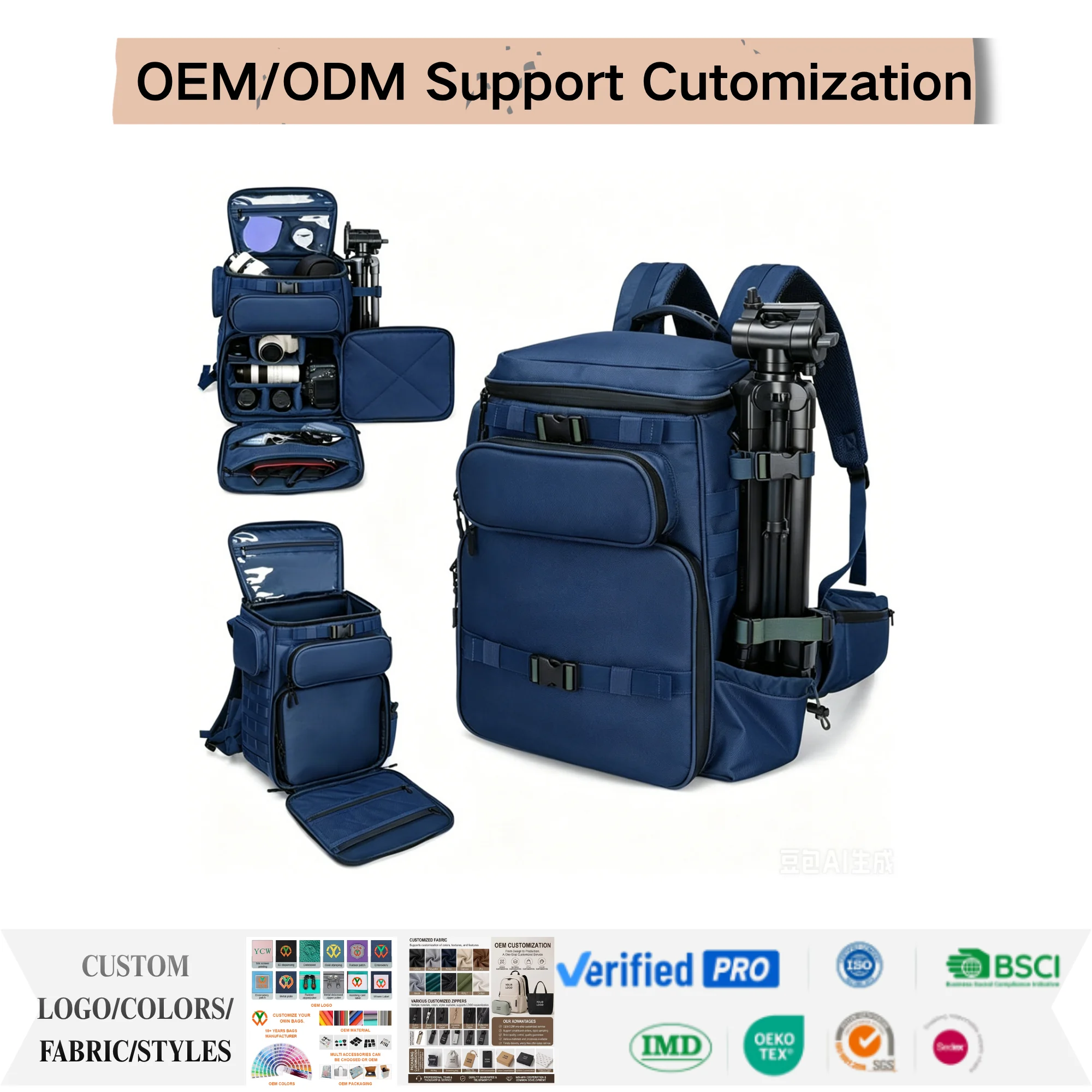 Custom Modular Camera Backpack