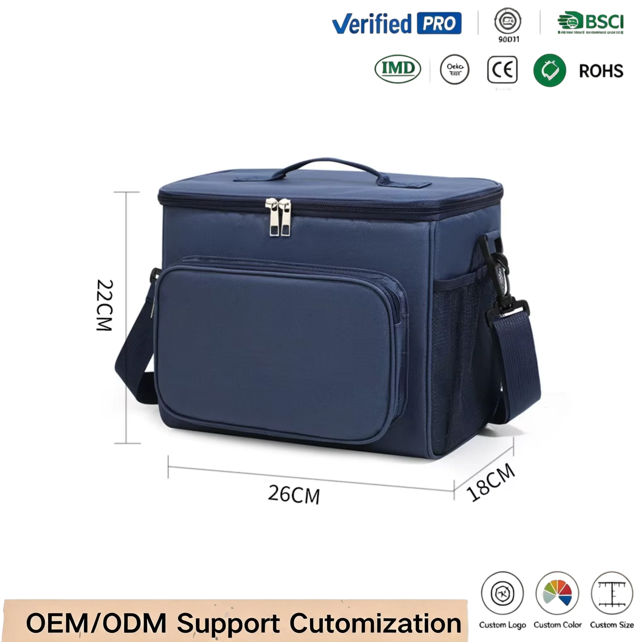 Custom Box Style Picnic Cooler Bag