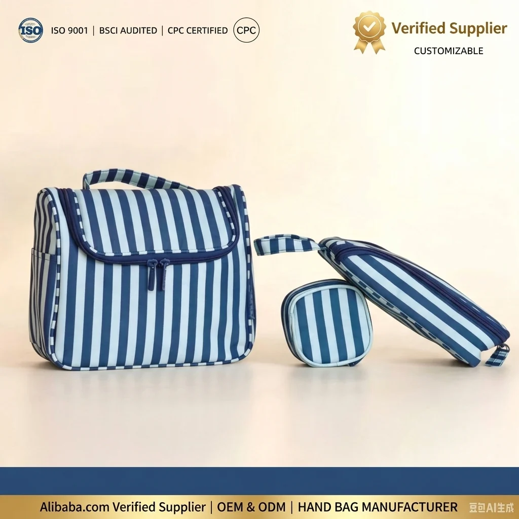 Custom Hanging Toiletry Organizer Bag